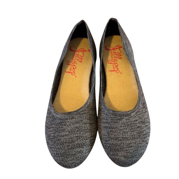 Women's Memory Foam Charcoal Gray Flats in Size 10M - Picture 1 of 7